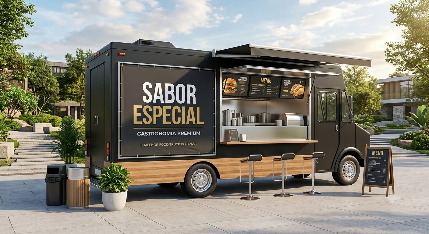 Food truck Sabor Especial adesivado